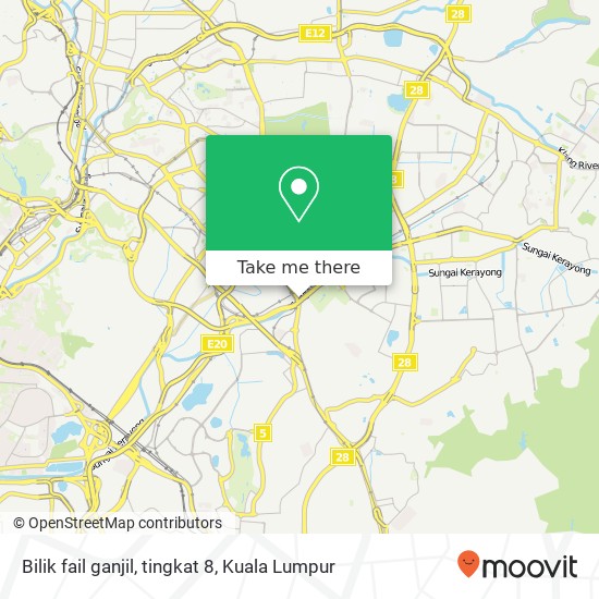 Bilik fail ganjil, tingkat 8 map