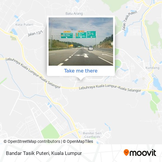 Bandar Tasik Puteri map