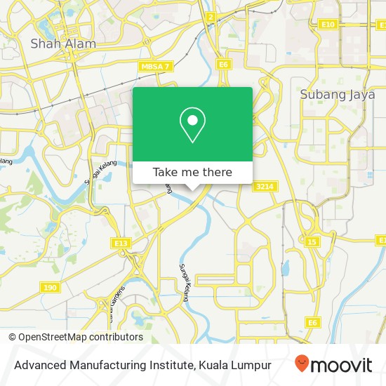 Advanced Manufacturing Institute map