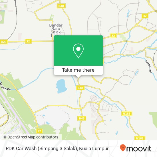 RDK Car Wash (Simpang 3 Salak) map