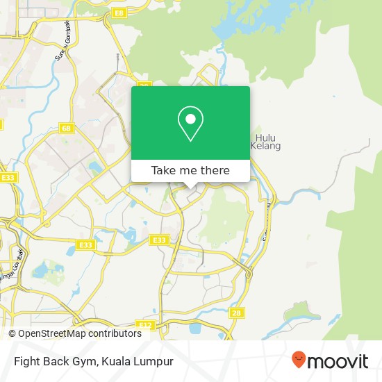 Fight Back Gym map