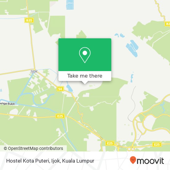Hostel Kota Puteri, Ijok map