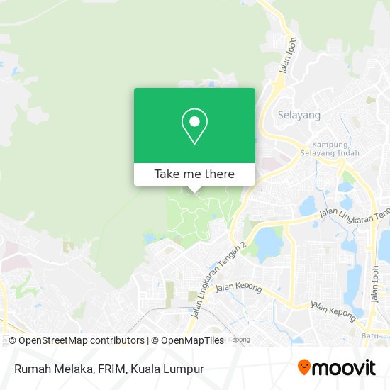Rumah Melaka, FRIM map