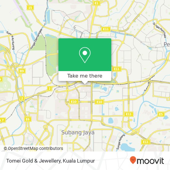 Tomei Gold & Jewellery map
