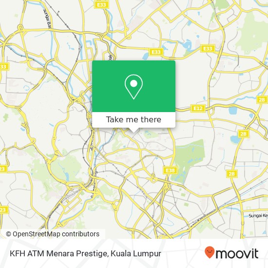 KFH ATM Menara Prestige map