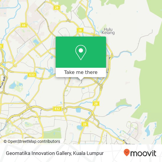 Geomatika Innovation Gallery map