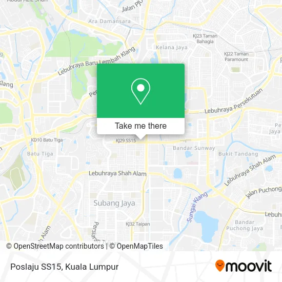 Poslaju SS15 map