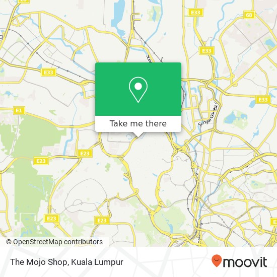 The Mojo Shop map