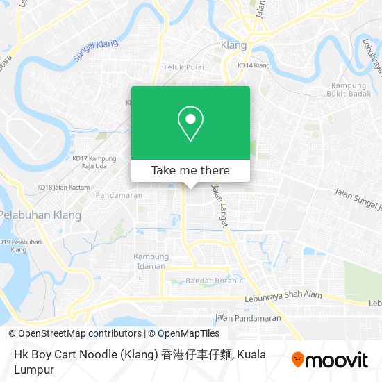 Hk Boy Cart Noodle (Klang) 香港仔車仔麵 map