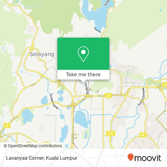 Lavanyaa Corner map