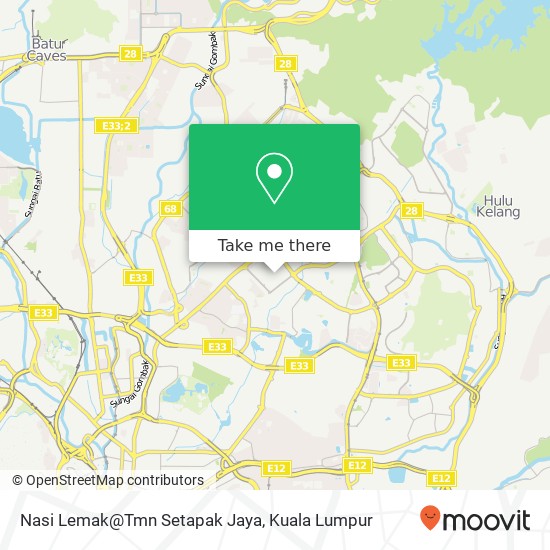 Peta Nasi Lemak@Tmn Setapak Jaya