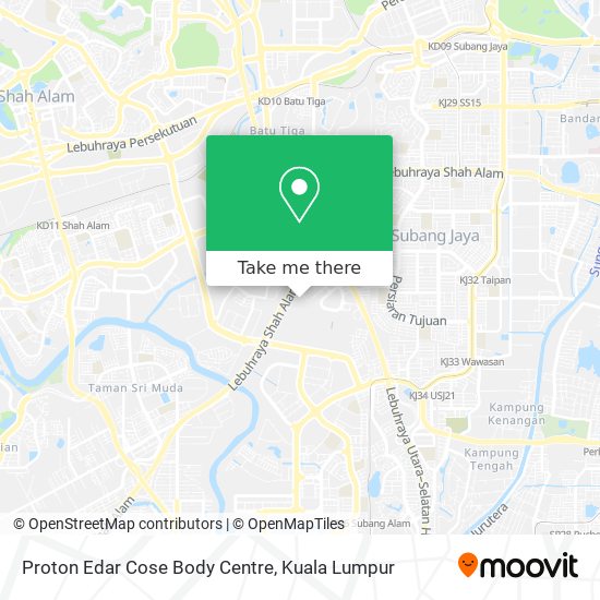 Proton Edar Cose Body Centre map