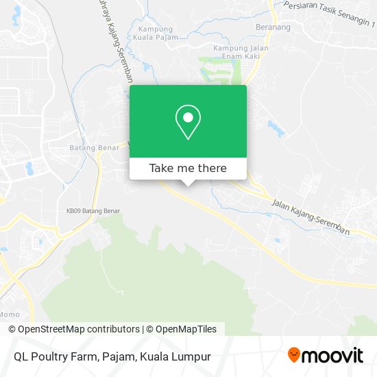 QL Poultry Farm,  Pajam map