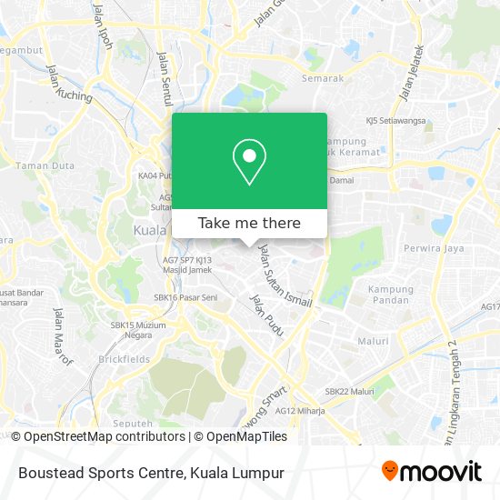 Boustead Sports Centre map