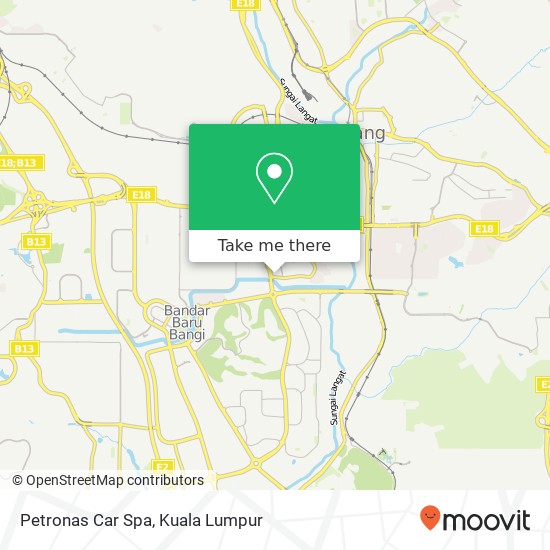 Petronas Car Spa map