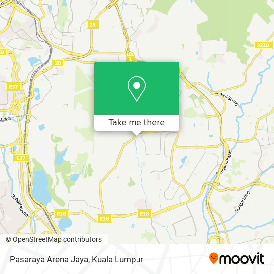 Peta Pasaraya Arena Jaya
