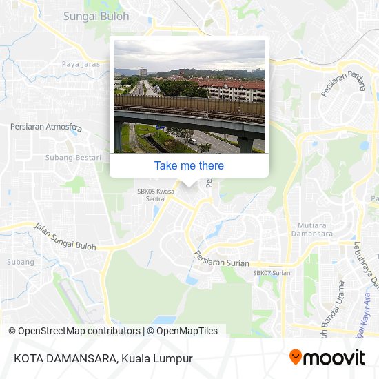 KOTA DAMANSARA map