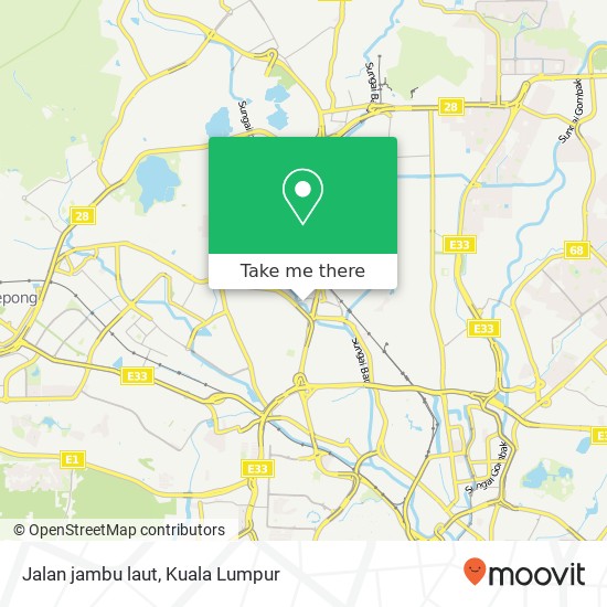 Jalan jambu laut map