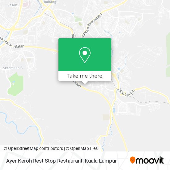 Peta Ayer Keroh Rest Stop Restaurant