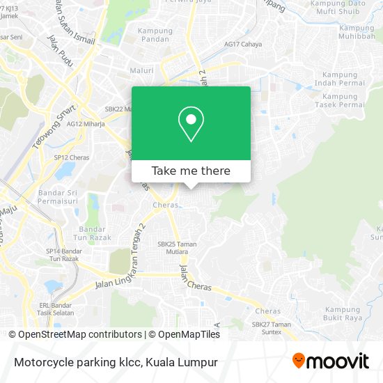 Motorcycle parking klcc map