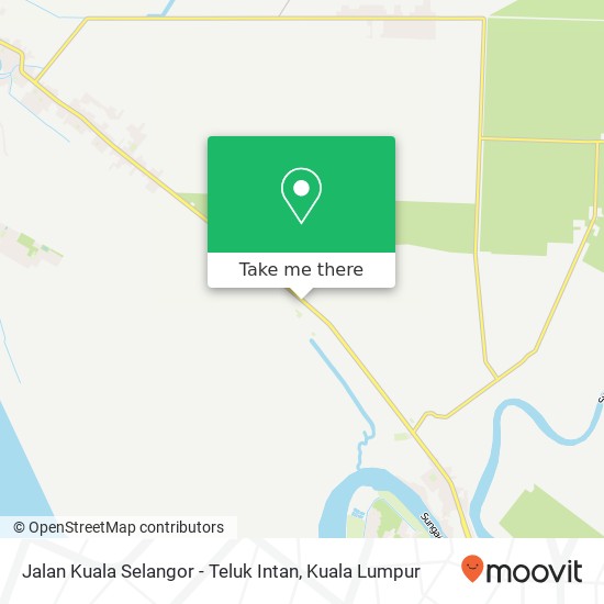 Jalan Kuala Selangor - Teluk Intan map