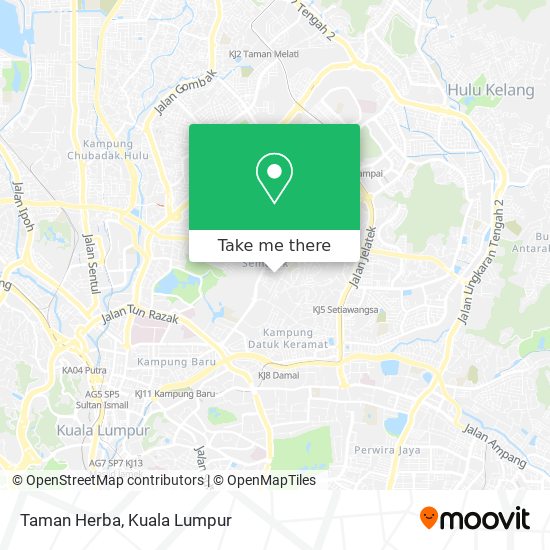 Taman Herba map