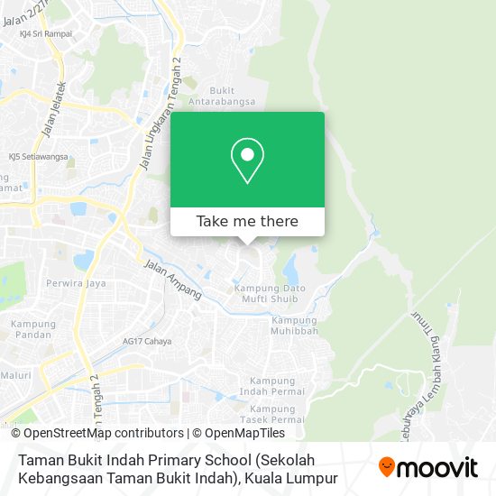 Taman Bukit Indah Primary School (Sekolah Kebangsaan Taman Bukit Indah) map