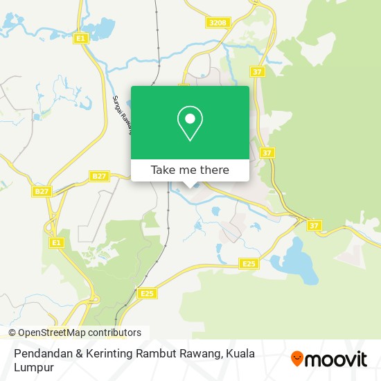 Peta Pendandan & Kerinting Rambut Rawang