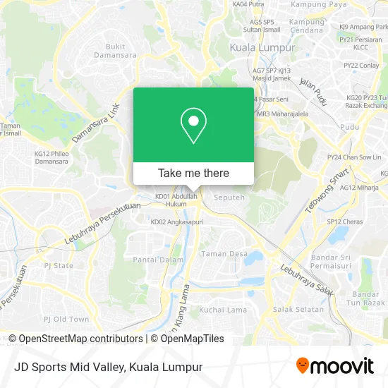How to Get to JD Sports Mid Valley in Kuala Lumpur by Bus, MRT & LRT or ...