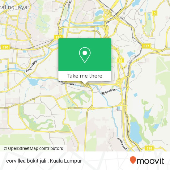 corvillea bukit jalil map