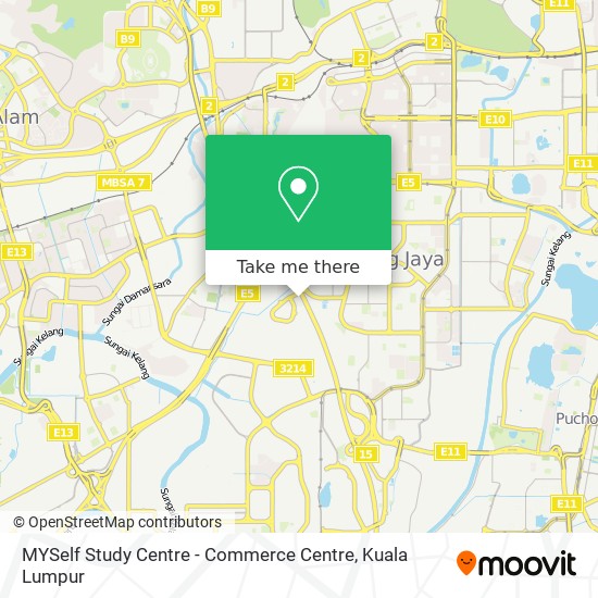 MYSelf Study Centre - Commerce Centre map