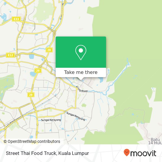 Street Thai Food Truck map