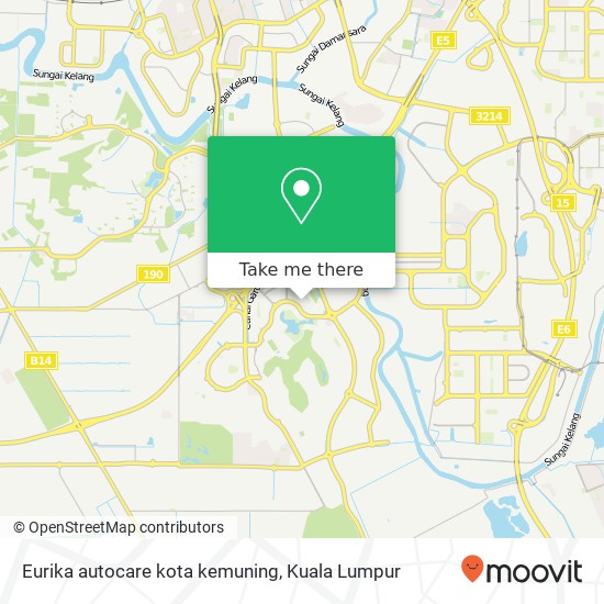 Peta Eurika autocare kota kemuning