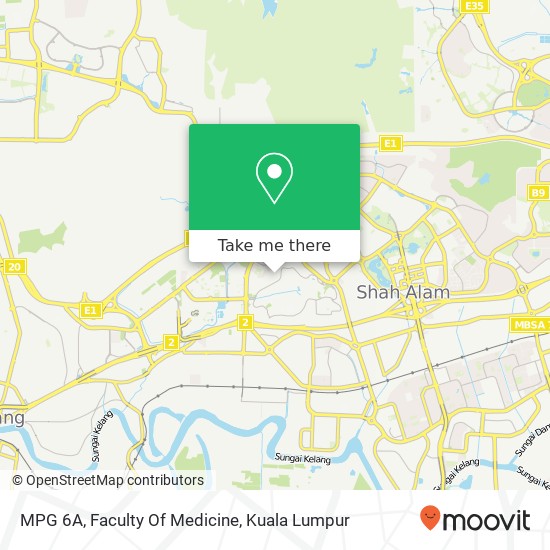 MPG 6A, Faculty Of Medicine map