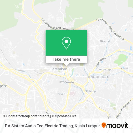 P.A Sistem Audio Teo Electric Trading map