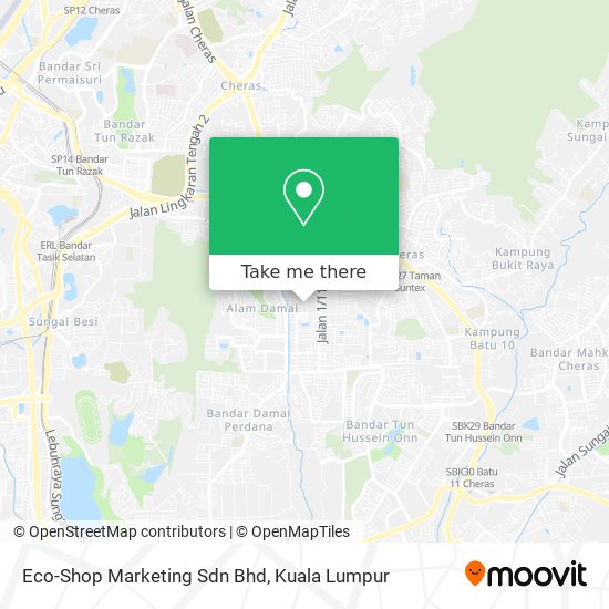 Peta Eco-Shop Marketing Sdn Bhd