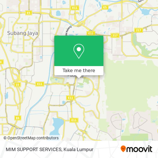 MIM SUPPORT SERVICES map