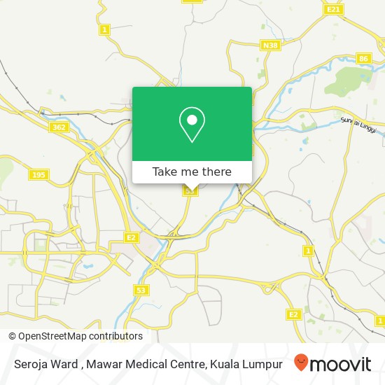 Peta Seroja Ward , Mawar Medical Centre