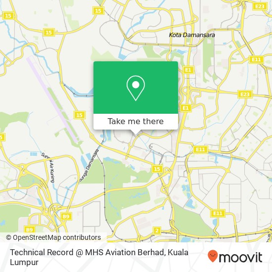 Technical Record @ MHS Aviation Berhad map