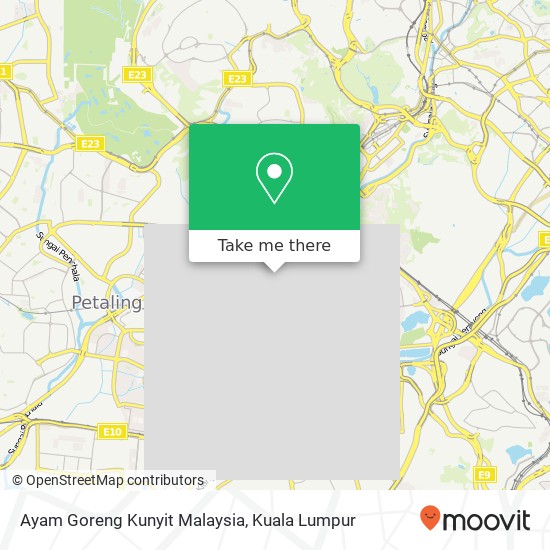 Ayam Goreng Kunyit Malaysia map