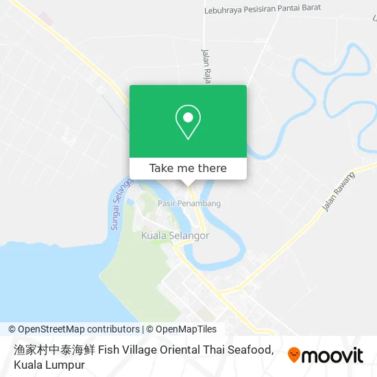 渔家村中泰海鲜 Fish Village Oriental Thai Seafood map