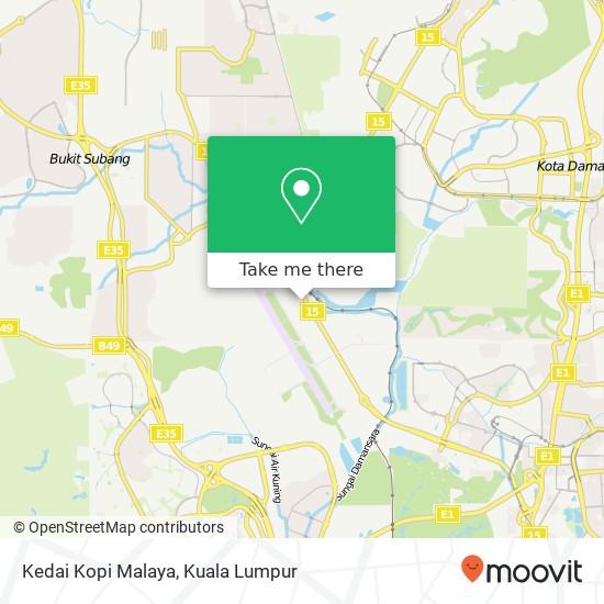 Kedai Kopi Malaya map