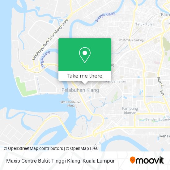 Peta Maxis Centre Bukit Tinggi Klang