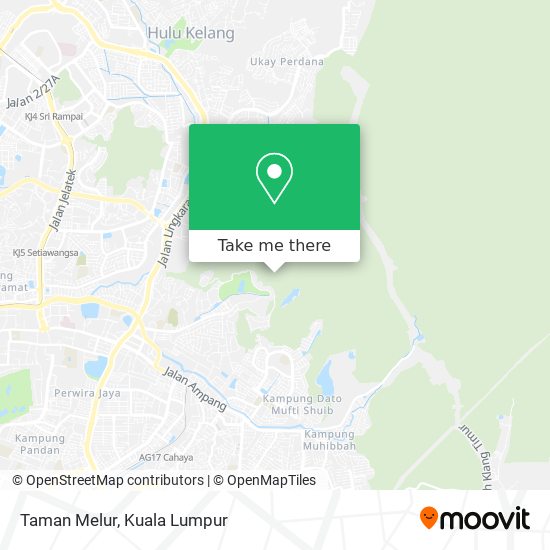 Taman Melur map