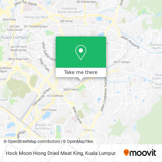 Hock Moon Hiong Dried Meat King map