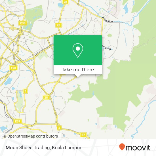 Moon Shoes Trading map