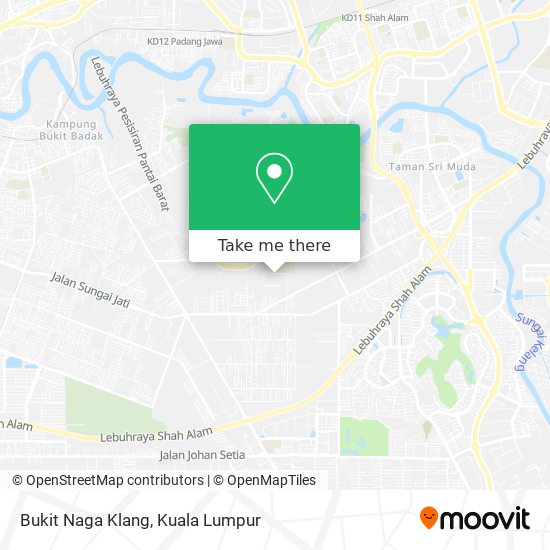 Bukit Naga Klang map