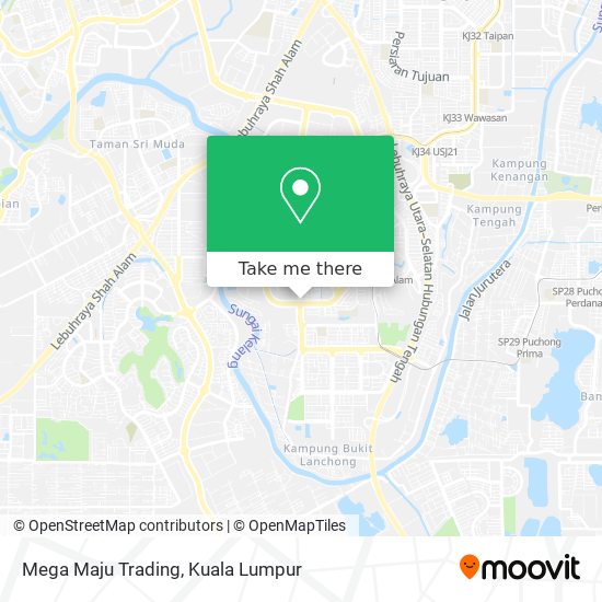 Mega Maju Trading map
