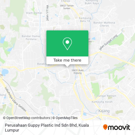 Peta Perusahaan Guppy Plastic Ind Sdn Bhd