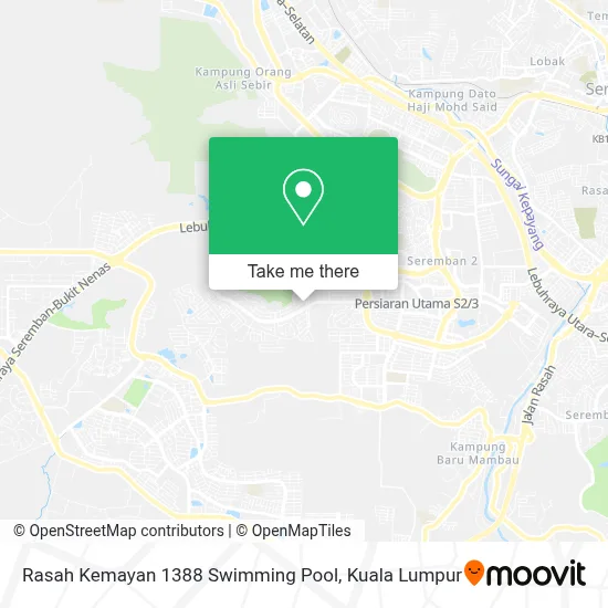 Rasah Kemayan 1388 Swimming Pool map